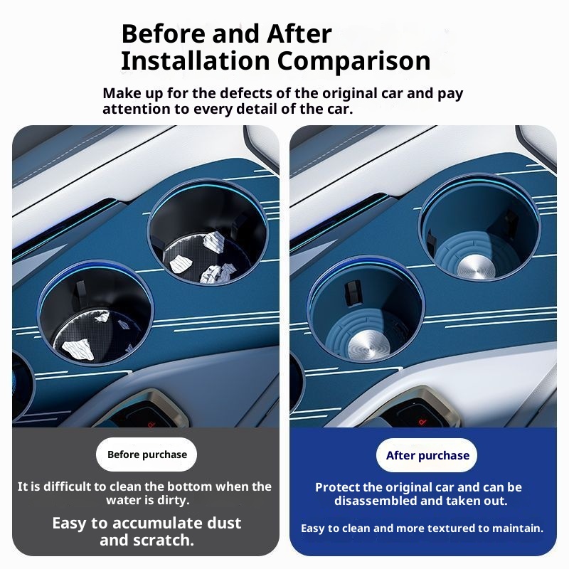 Compatible With Geekyship 001 Central Control Silicone Holder Sleeve Special Accessories Car Cup Mat Decoration For_voghion.com