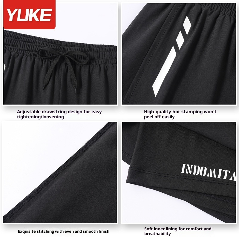 001 Trunks Men's Style Professional Anti-Embarrassment Double Layer Beach Shorts 2023 New Adult Swimming Gear Surfing_voghion.com