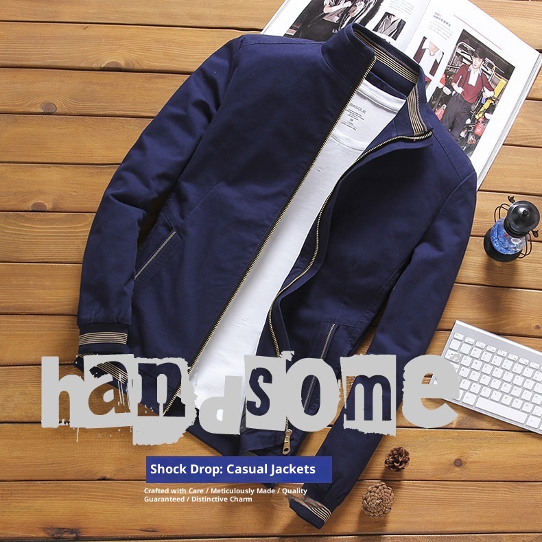 ActiveGo ActiveGo Cross-Border European And American Winter Slim Fit Retro Turn-Down Collar Thick Corduroy Jacket Foreign Trade Youth_voghion.com