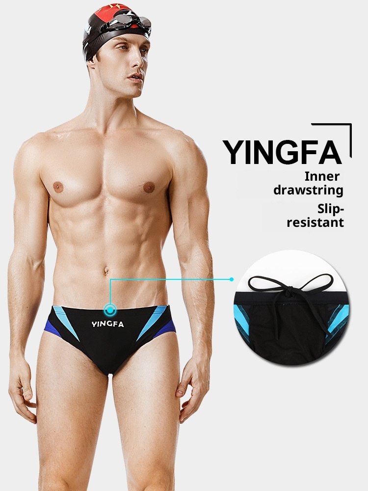 001 Yingfa Herren-Triangel-Badehose, Rennbadehose für Erwachsene, professionelles Training, Wettkampfbademode 9617_voghion.com