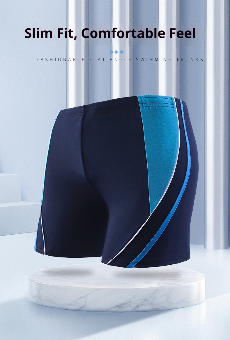 001 Bademode für Herren in Übergrößen (mittleres Alter), lockere Badehose für Erwachsene, Anti-Peinlichkeit, Badehose für heiße Quellen, Großhandel_voghion.com