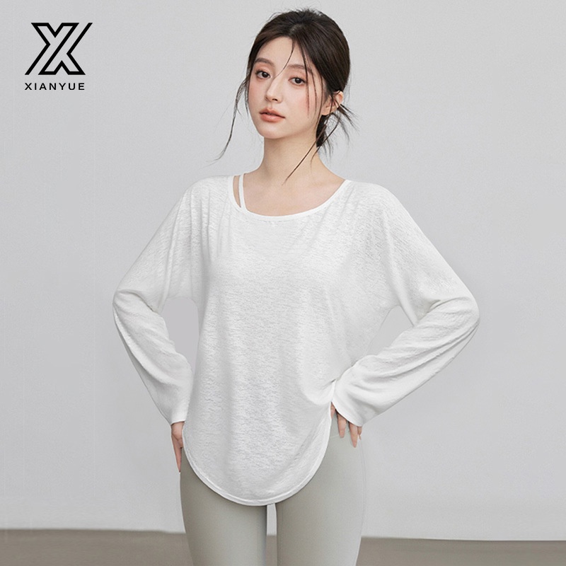 ActiveGo ActiveGo Women's Yoga Shirt Lightweight Breathable Fitness Clothing Outdoor Running Training Pilates Sports Long Sleeve Top_voghion.com