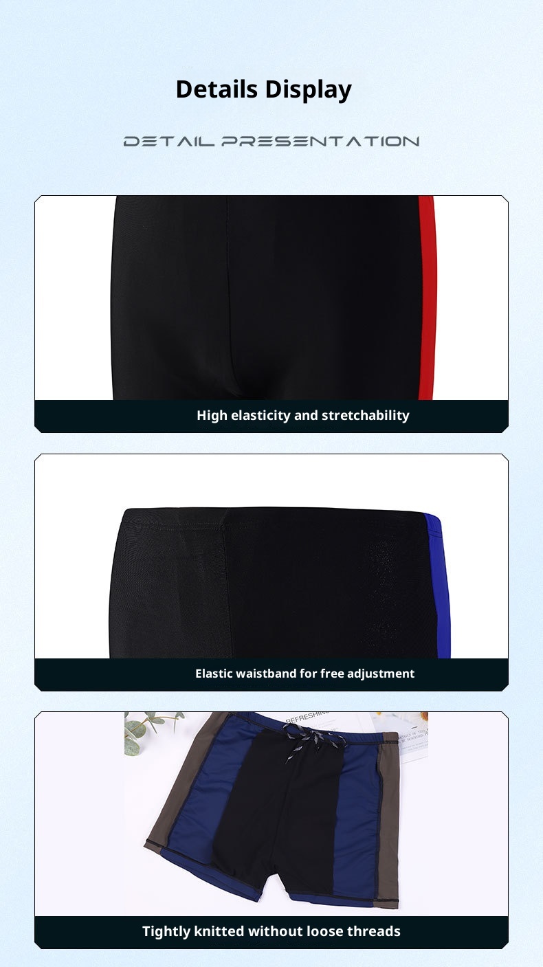 001 Herren-Badehosen im Großhandel, modisch, schnelltrocknend, atmungsaktiv, Übergröße, Boxershorts für Erwachsene, Badeshorts, hochelastisch_voghion.com