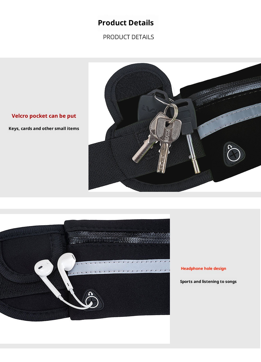 001 Outdoor Sports Men And Women Fitness Runnin Storae Waterproof Mobile Phone Close-Fittin Cyclin Water Bottle Waist_voghion.com