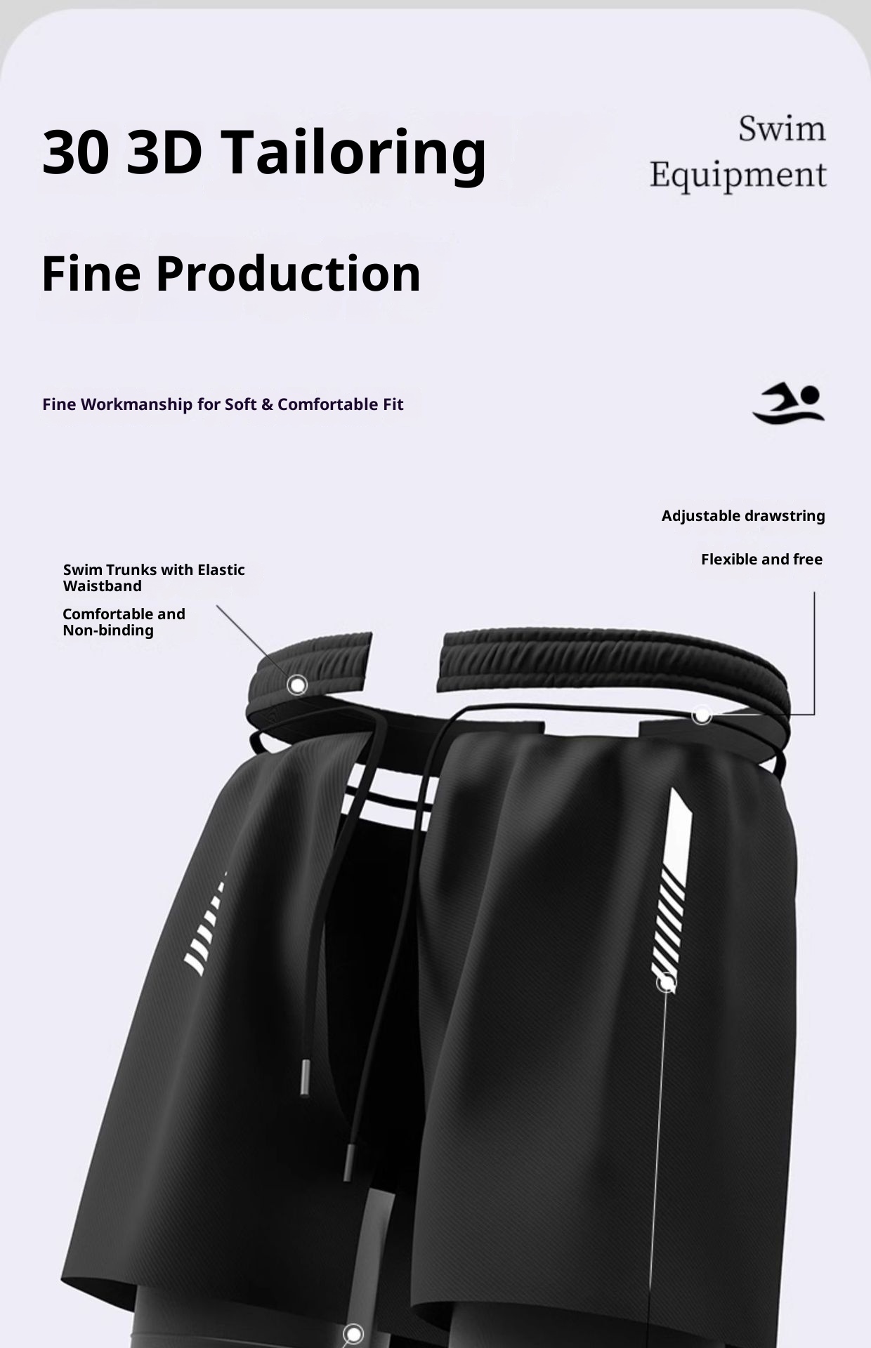 001 Neue Badehose für Erwachsene, große Größe, schnelltrocknend, geeignet für heiße Quellen, Herren-Großhandel_voghion.com