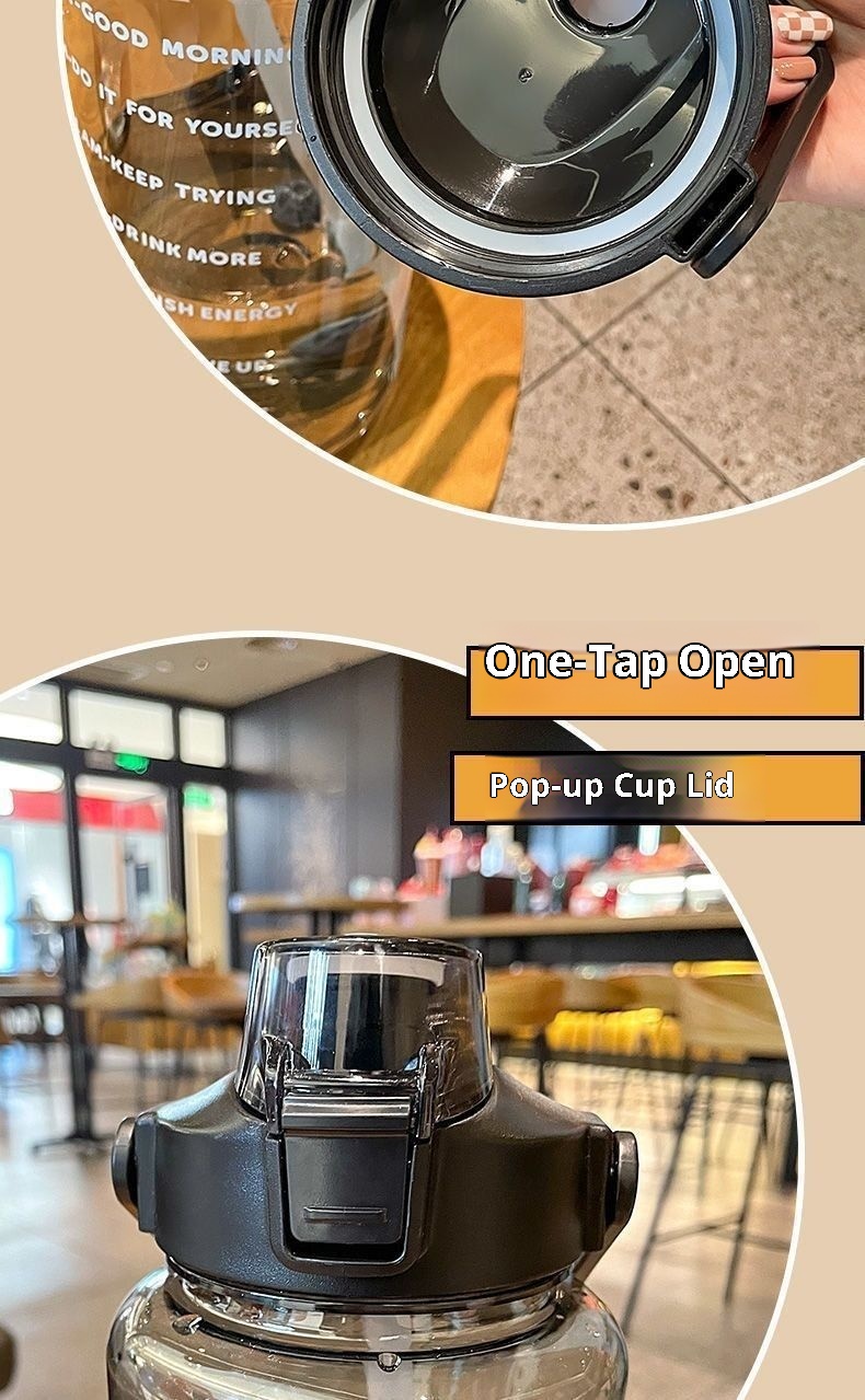 001 Cross-Border Super Large Capacity Space Cup Summer Men And Women High-End Feel 2000ml Fitness Sports Ton Bucket_voghion.com