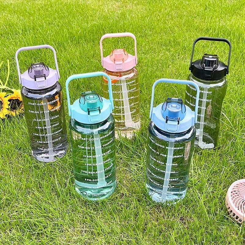 001 Cross-Border Super Large Capacity Space Cup Summer Men And Women High-End Feel 2000ml Fitness Sports Ton Bucket_voghion.com