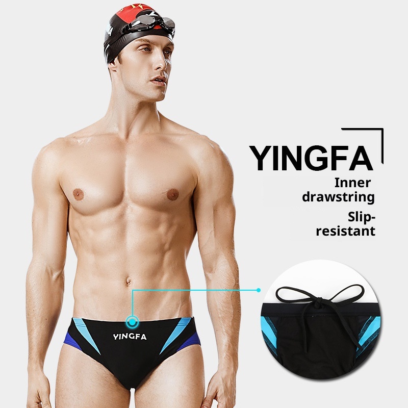 001 Yingfa Herren-Triangel-Badehose, Rennbadehose für Erwachsene, professionelles Training, Wettkampfbademode 9617_voghion.com