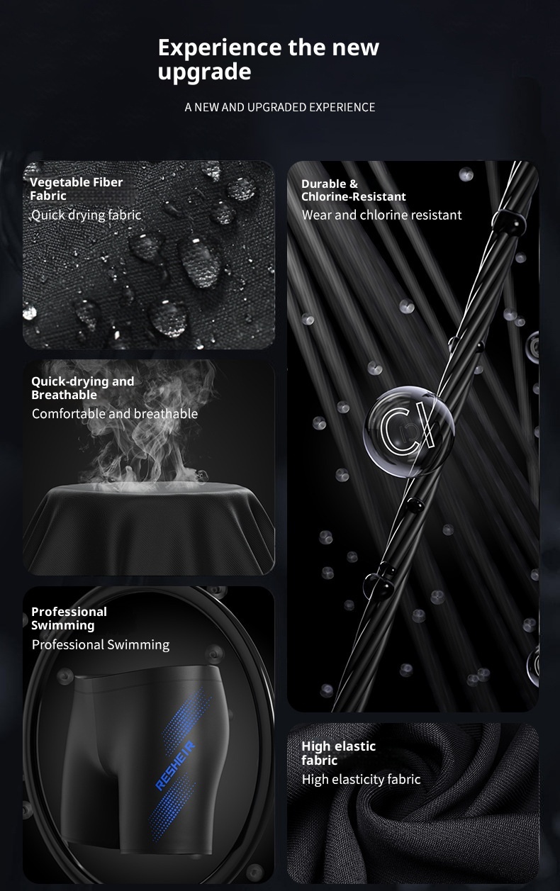 001 Direkt vom Hersteller: Schnelltrocknende, blickdichte Badehose für Herren – Professionelles Design, ideal für heiße Quellen (Großhandel)_voghion.com