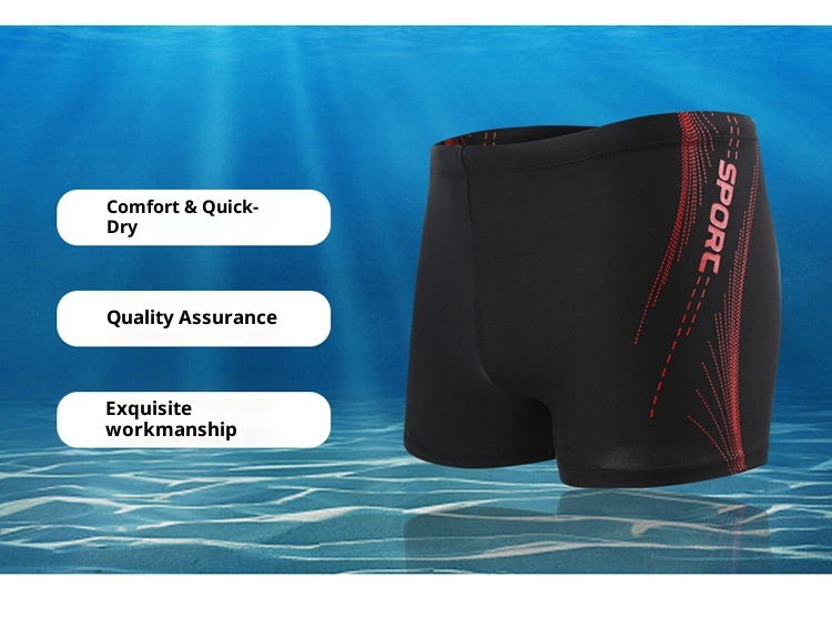 001 Herren-Badeshorts für Erwachsene, hochelastisch, direkt vom Hersteller, locker, bequem, bedruckt, schnelltrocknend_voghion.com