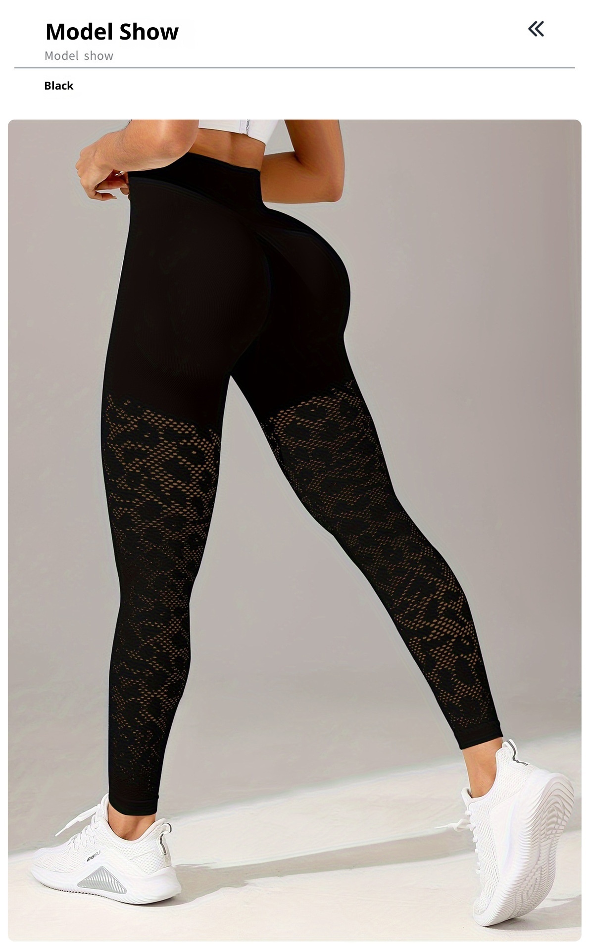 Legging de sport ActiveGo Cross-Border Slim Jacquard pour femme, idéal pour le fitness, les activités de plein air, la course à pied et le yoga._voghion.com