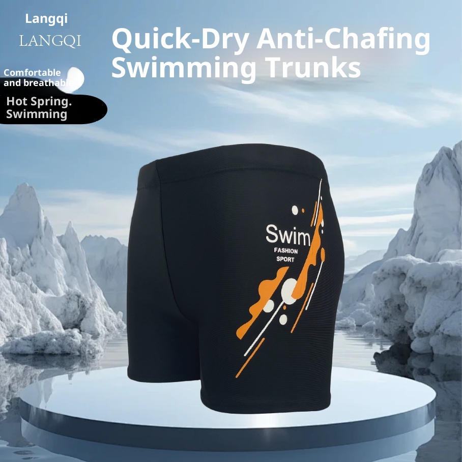 001 Fabrikverkauf: Badehosen für Herren, professionelle Badeshorts für Erwachsene, Boxershorts-Stil, Übergrößen, Spezialangebot für Thermalbäder_voghion.com