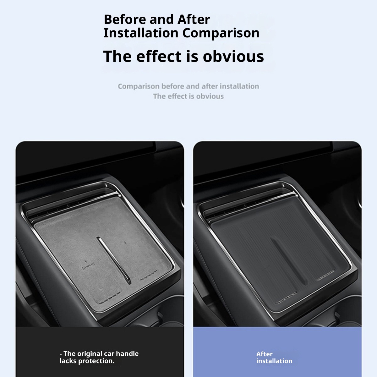 Suitable For Xpeng New P7 Central Control Wireless Charging Silicone Dustproof Protective Pad Car Interior Protection_voghion.com