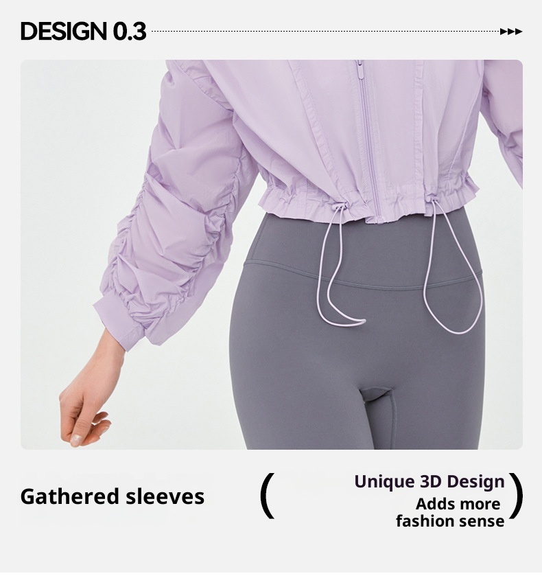 ActiveGo ActiveGo Haut de sport court et léger à taille marquée pour femme, idéal pour les activités de plein air, les déplacements quotidiens et les loisirs, couleur unie, style yoga_voghion.com