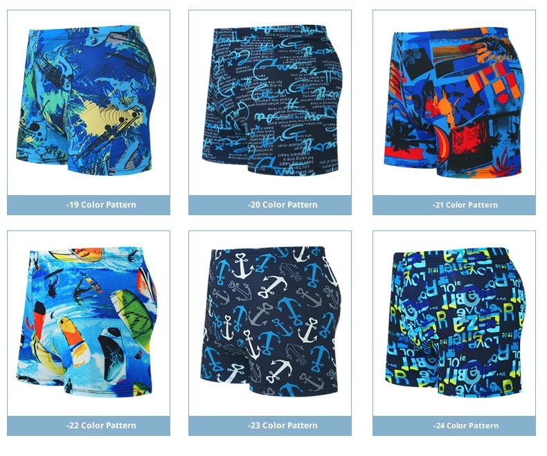 001 Adult Men's Multi-Color Options Hot Spring Bathing Boxer Shorts Comfortable Non-Tight Tie Safety Anti-Embarrassment Swim_voghion.com