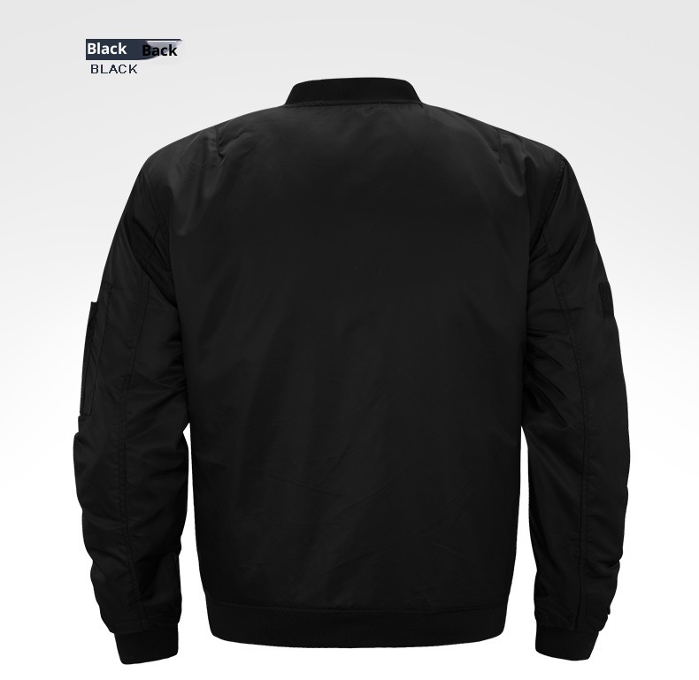 ActiveGo ActiveGo Cross-Border US European Plus Size Men's Loose Cotton Bomber Jacket Trendy_voghion.com