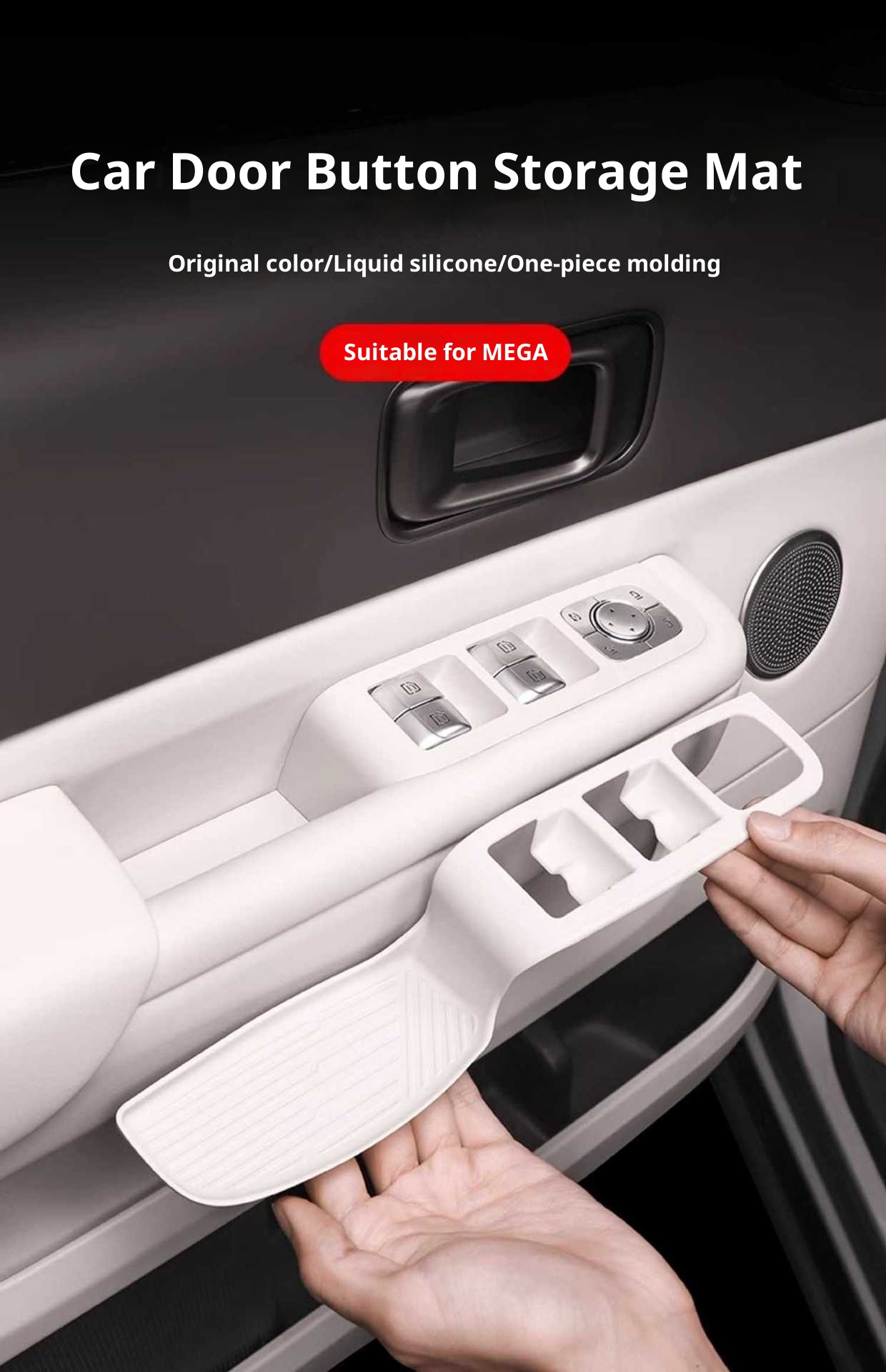 Geeignet für Ideal MEGA Home Türgriffpolster Silikon Türschlitz Aufbewahrungsbox Innenausstattung Modifizierung Autozubehör_voghion.com