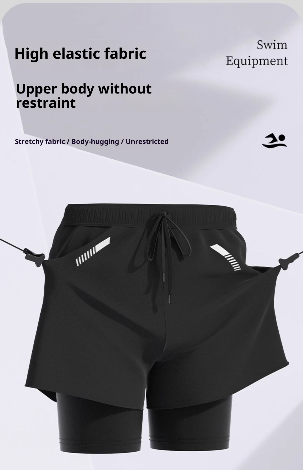 001 Neue Badehose für Erwachsene, große Größe, schnelltrocknend, geeignet für heiße Quellen, Herren-Großhandel_voghion.com