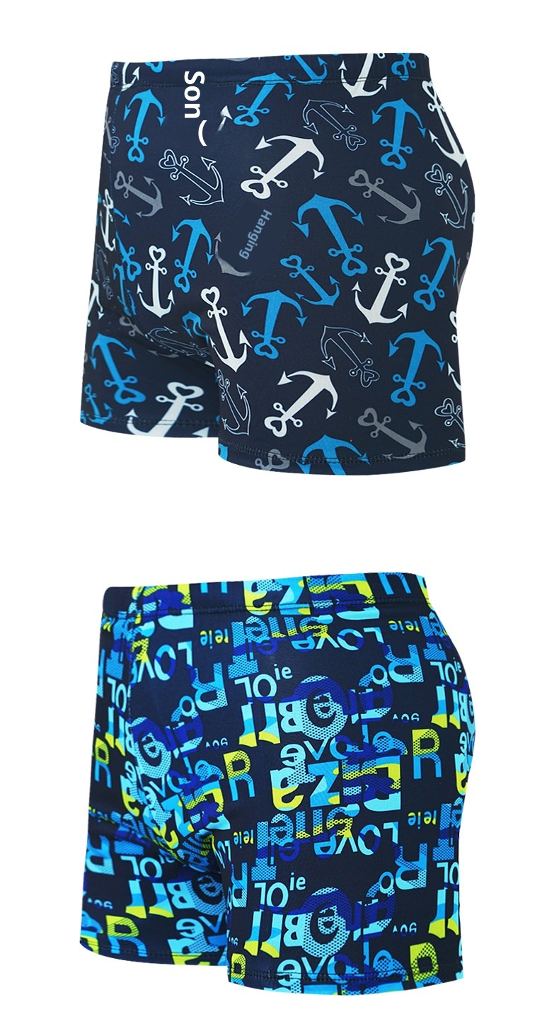 001 Adult Men's Multi-Color Options Hot Spring Bathing Boxer Shorts Comfortable Non-Tight Tie Safety Anti-Embarrassment Swim_voghion.com