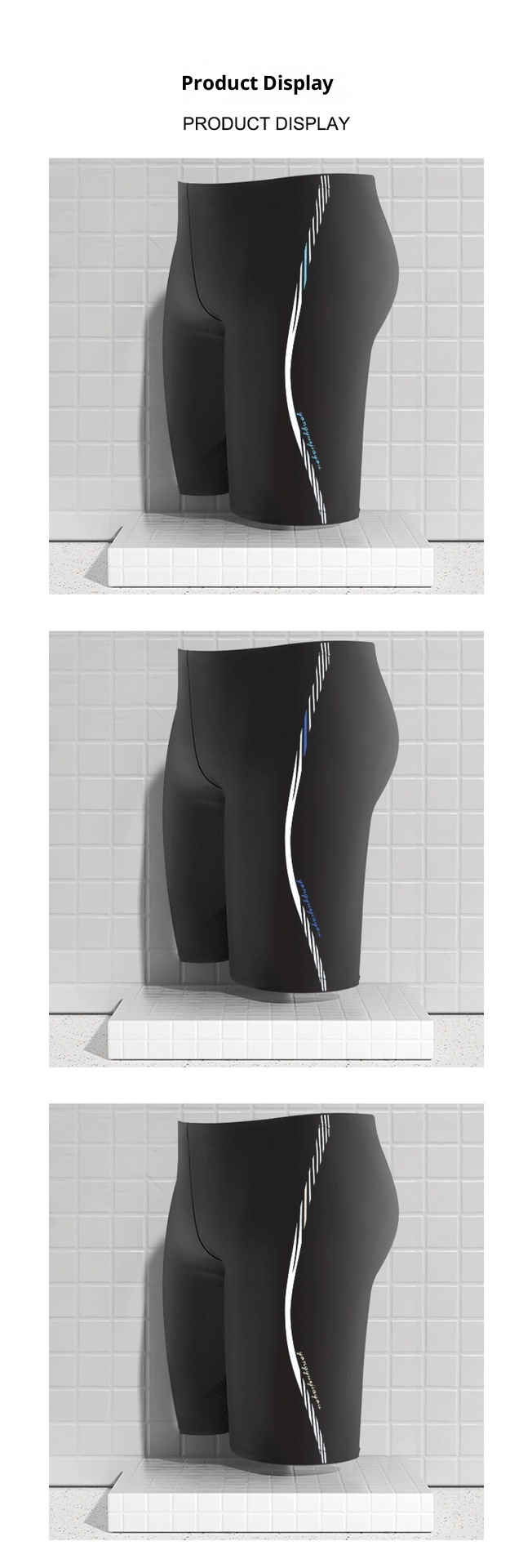 001 Fünf-Punkte-Shorts Anti-Peinlichkeits-Boxershorts Modische Herren-Profi-Badehose, schnelltrocknend, atmungsaktiv, für Strand, Spa und Badebekleidung_voghion.com