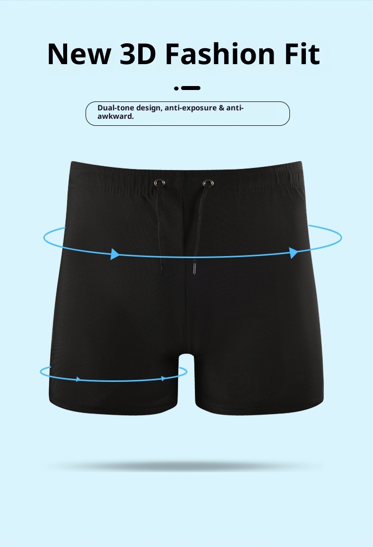 001 Boxershorts für Erwachsene – Anti-Peinlichkeiten – Neue Herren-Badehose in Übergröße, schnelltrocknend_voghion.com