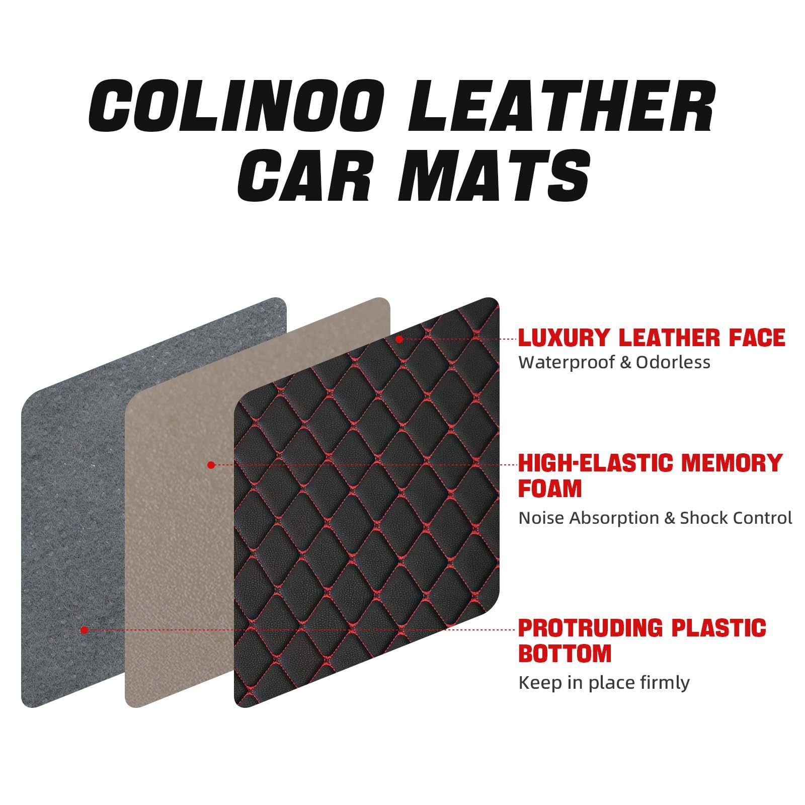 Small Deng Small Deng Cross-border Universal Car Floor Mats Waterproof Dirt-resistant Non-slip Quilted_voghion.com