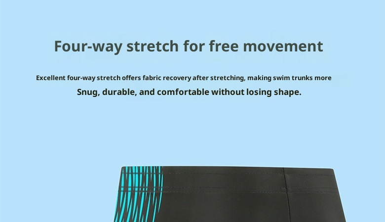 001 6902 Adult Swimming Trunks Swim Yue Jia You Manufacturer Wholesale Beach Hot Spring Polyester Smooth Material Men's_voghion.com