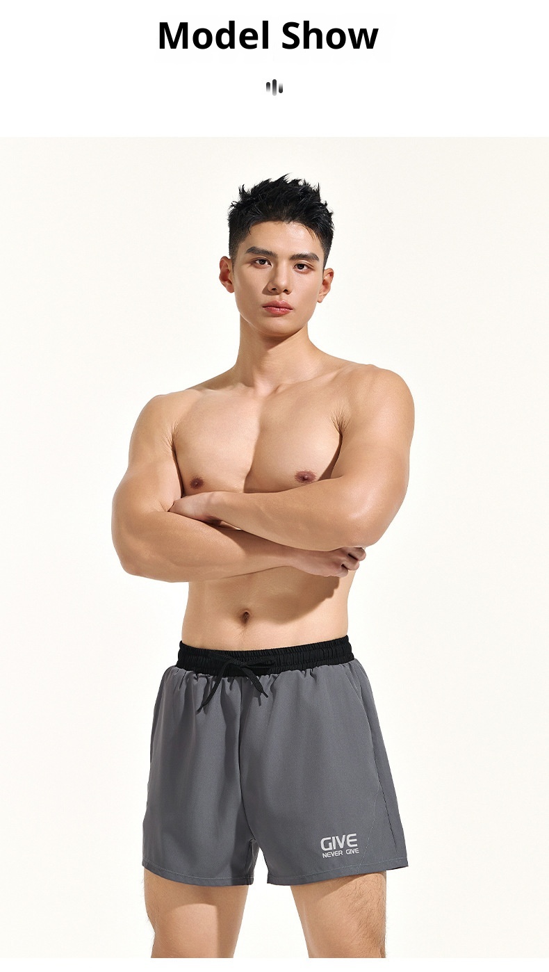 001 Men's Adult Large Size Anti-Embarrassment Double Layer Swim Trunks 2025 New Beach Shorts Swimming Gear Full Set For Men_voghion.com