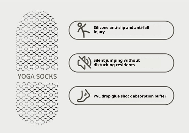 001 Yoga Mid-Calf Cotton Non-Slip Silicone Indoor Fitness Anti-Pilling Pilates Women Sports Socks_voghion.com