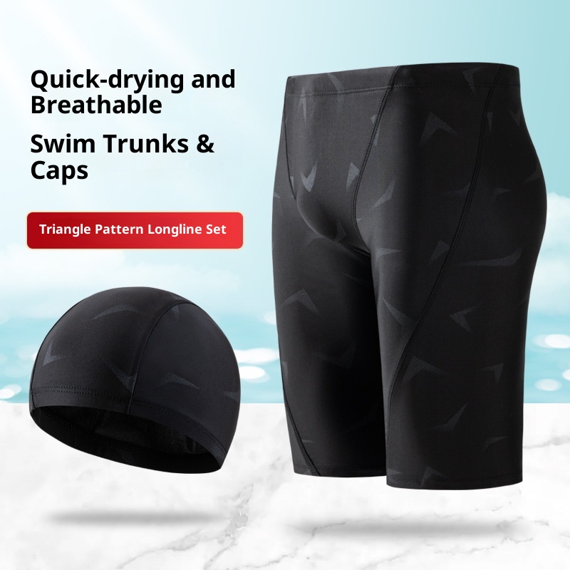 001 Badehose für heiße Quellen, Boxershorts, große Größe, modische Herren-Badehose, schnelltrocknend, ideal zum Surfen_voghion.com