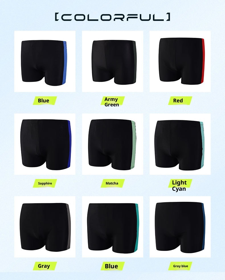 001 Herren-Badehosen im Großhandel, modisch, schnelltrocknend, atmungsaktiv, Übergröße, Boxershorts für Erwachsene, Badeshorts, hochelastisch_voghion.com