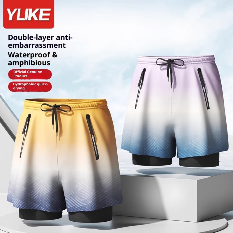 001 Herren-Badehose gegen Peinlichkeiten 2024 Neue Erwachsenen-Badehose in Übergröße, schnelltrocknend, Komplettset für Thermalbäder_voghion.com