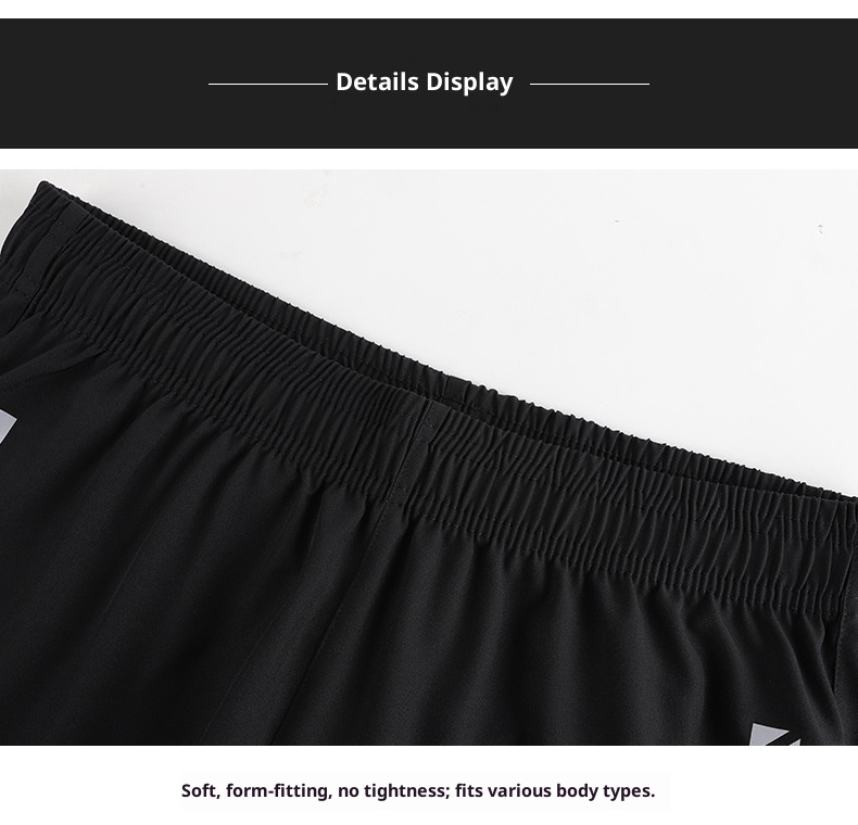 001 New Men's Trunks Double Layer Anti-Embarrassment Quick-Dry Plus Size Boxer Adult Swimwear Beach Shorts Swimming Gear_voghion.com