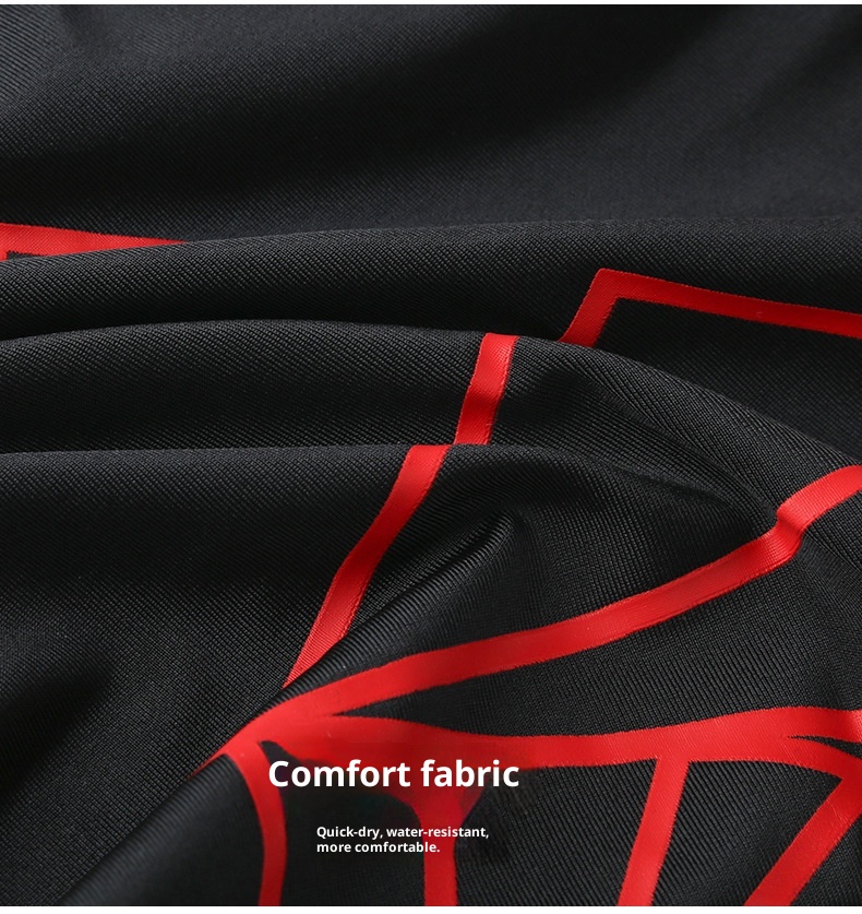 001 Men's Swim Anti-Embarrassment Adult Plus Size Fashion Color Block Polyester Beach Shorts Seaside Vacation Hot Spring_voghion.com