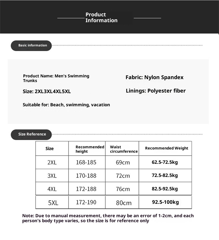 001 Boxer da bagno da uomo con stampa digitale 3D, ad asciugatura rapida, completamente foderati, a vita media, per adulti_voghion.com
