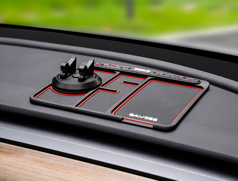 Phone Anti-Slip Mount Organizer 360 Rotating Navigation Holder Dashboard Mat Car Accessories_voghion.com