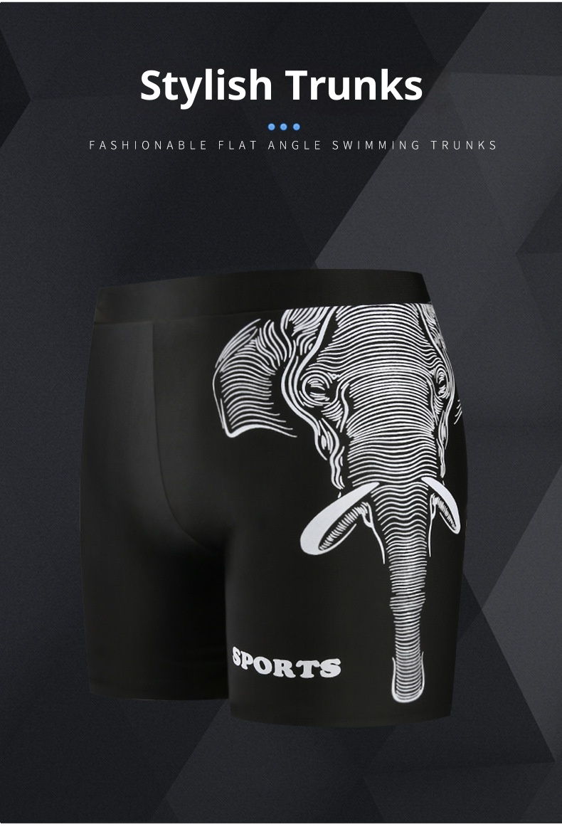 001 Herren-Badeshorts in Übergröße mit Print, lockerer Passform, schnelltrocknend und blickdicht – Hersteller_voghion.com