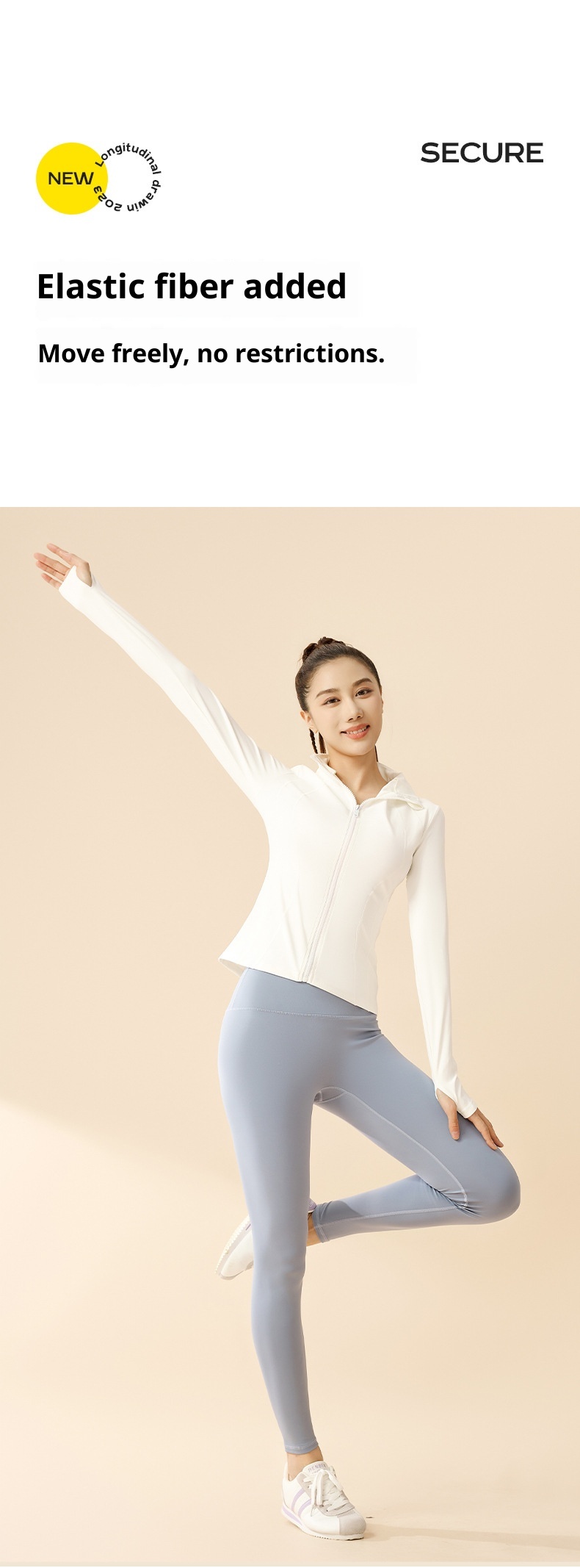 ActiveGo ActiveGo Abbigliamento solare per donna, estate, sport all'aria aperta, protezione UV, giacca aderente con colletto alla coreana_voghion.com