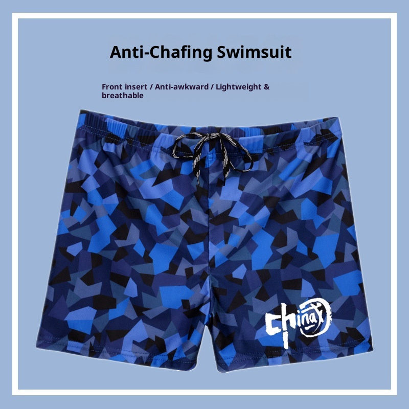 001 National Trend Neue Herren-Badehose in Übergröße mit Print, Boxershorts, schnelltrocknend, professionell_voghion.com