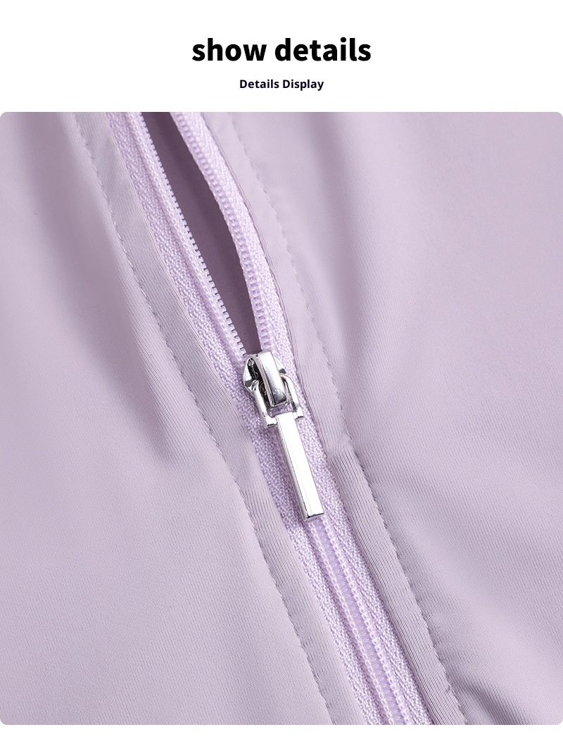 ActiveGo ActiveGo Cross-border Foreign Trade Hooded Thin per donna Outdoor Sports Ice Silk Protezione solare Abbigliamento Ciclismo Escursionismo Pelle_voghion.com