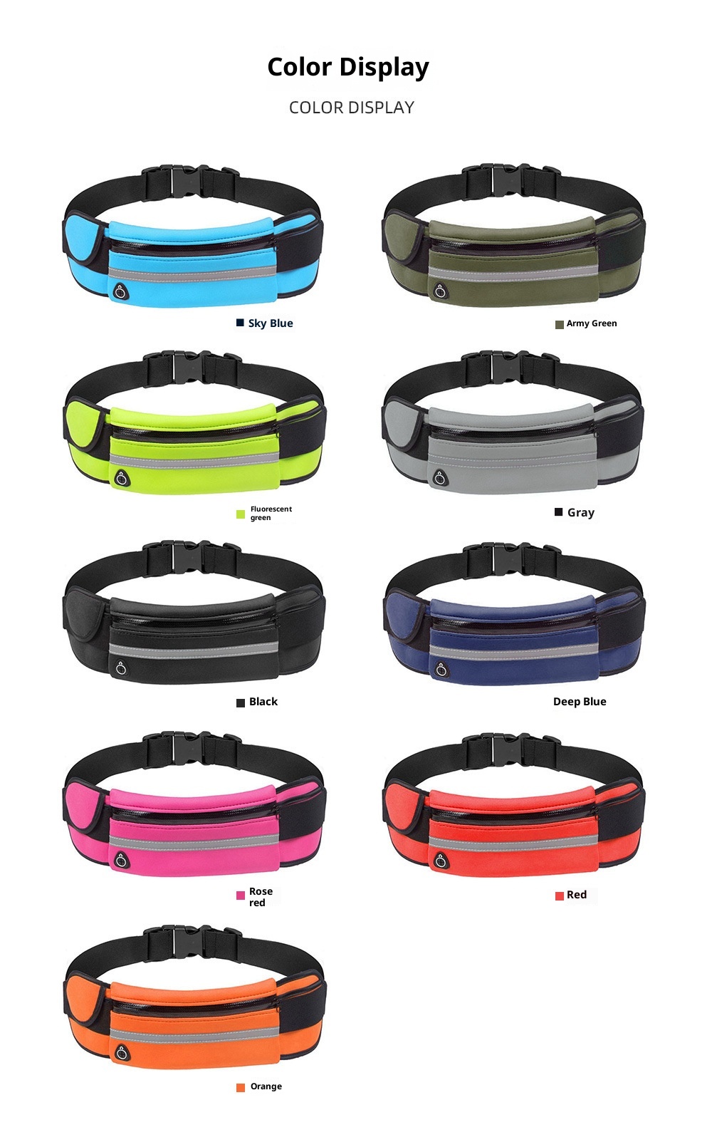 001 Outdoor Sports Men And Women Fitness Runnin Storae Waterproof Mobile Phone Close-Fittin Cyclin Water Bottle Waist_voghion.com