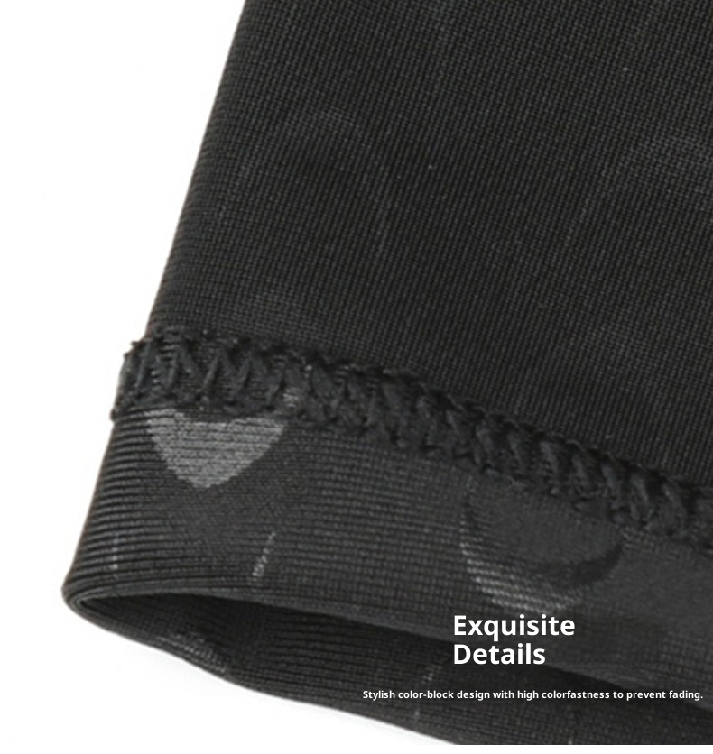 001 Wholesale Men's Large Size Five-Point Professional Long Racing Adult Boxer Beach Shorts Shark Swim Trunks_voghion.com