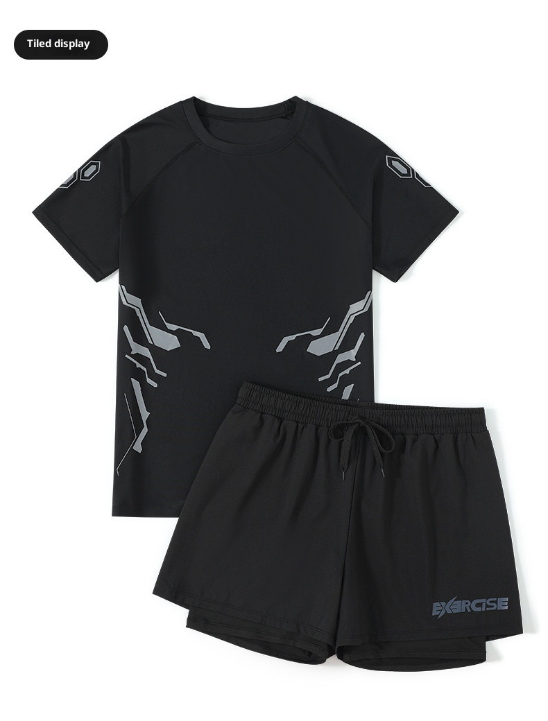 001 Herren-Badeanzug und Badehose 2024 Neue Jugend- und Erwachsenen-Schnelltrocknungs-Bademode in Übergrößen Komplettes Set Schwimmausrüstung_voghion.com