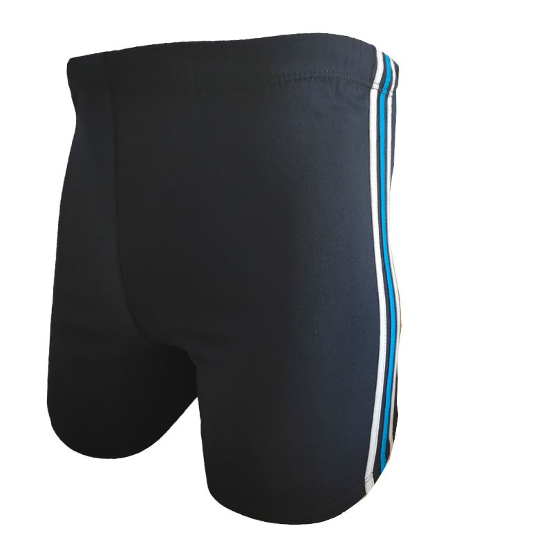 001 Herren Fünf-Punkt-Sport-Freizeit-Boxershorts, atmungsaktiv, schnelltrocknend, locker, Strand, Erwachsene, Übergröße, bequeme Badehose, Großhandel_voghion.com