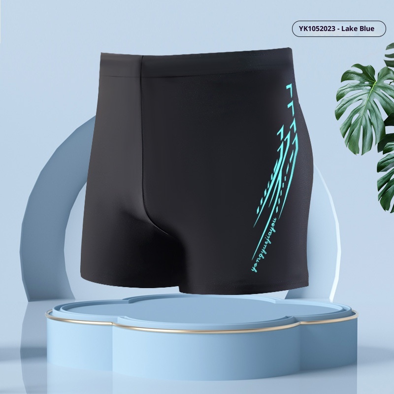 001 Calção de Banho Boxer Masculino Tamanho Grande, Anticonstrangimento, Secagem Rápida, Ideal para Corrida, Esportes e Praia._voghion.com