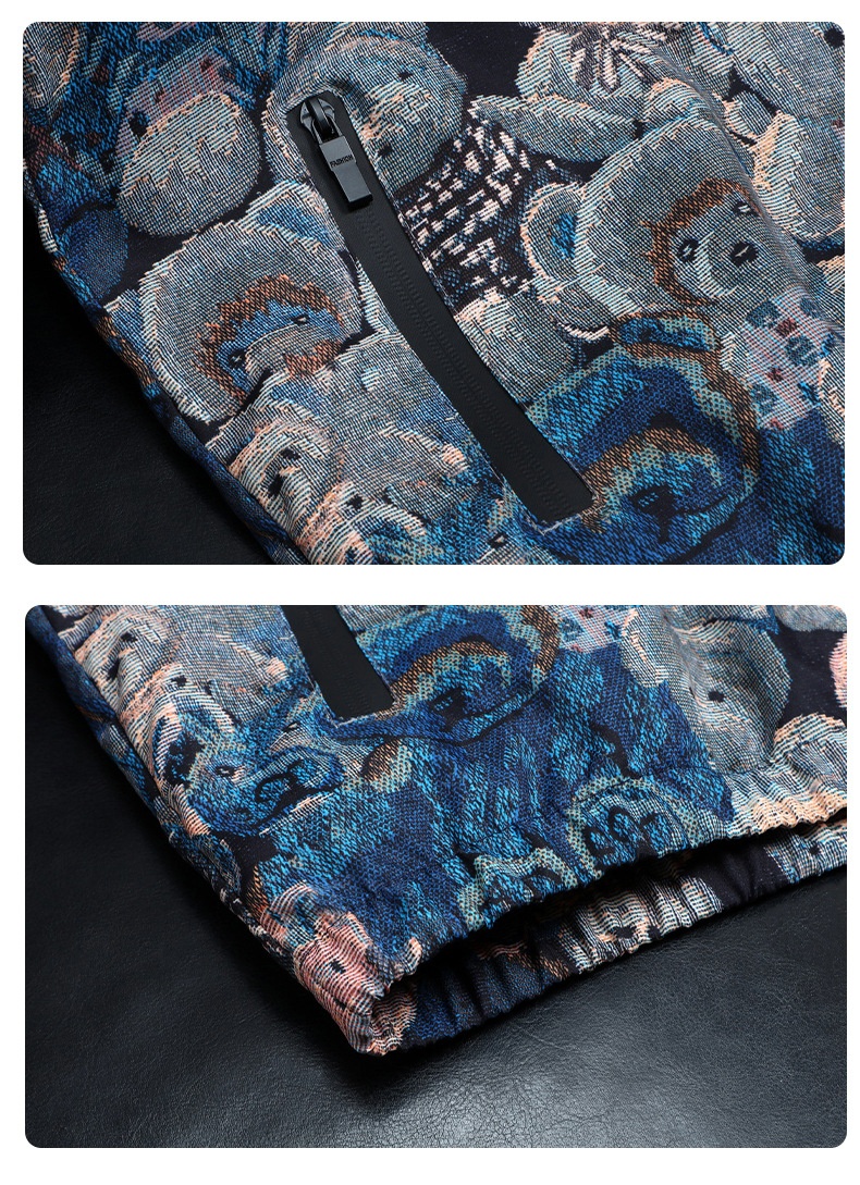 ActiveGo ActiveGo, marchio europeo alla moda, giacca con cappuccio di alta qualità da uomo, autunno, nuovo, cappotto stampato alla moda_voghion.com