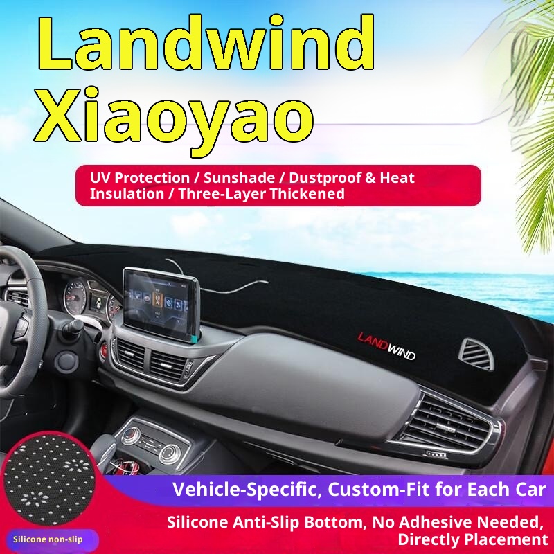 Xiaodeng Xiaodeng UN Landwind Xiaoyao Central Control Instrument Panel Light-Proof Mat Interior Modification Sunshade Heat Insulation Car_voghion.com