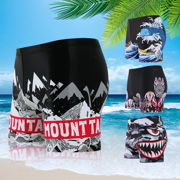 001 Neue Boxer Hot Spring Plus Size Bademode Modische Badehosen für Erwachsene Herren Hersteller Großhandel_voghion.com