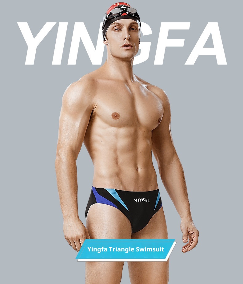001 Yingfa Herren-Triangel-Badehose, Rennbadehose für Erwachsene, professionelles Training, Wettkampfbademode 9617_voghion.com