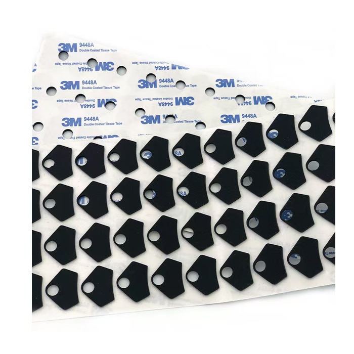 Small Deng Small Deng Self-Adhesive Feet Round Silicone Non-Slip Base Back Adhesive With Holes Wear-Resistant Grid Rubber Pads_voghion.com